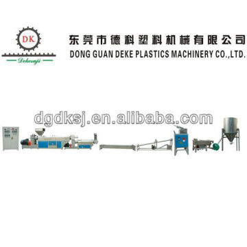 HDPE LDPE PE flakes Die Face Cutter Plastic Recycling Extruder machine